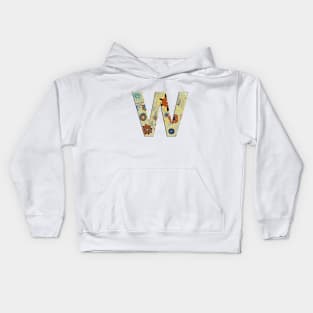 Monogram letter W Kids Hoodie